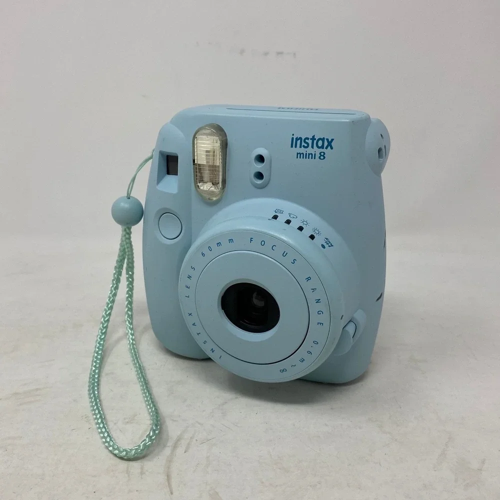 Fujifilm Instax Mini 8 Instant Film Camera Light Blue Untested